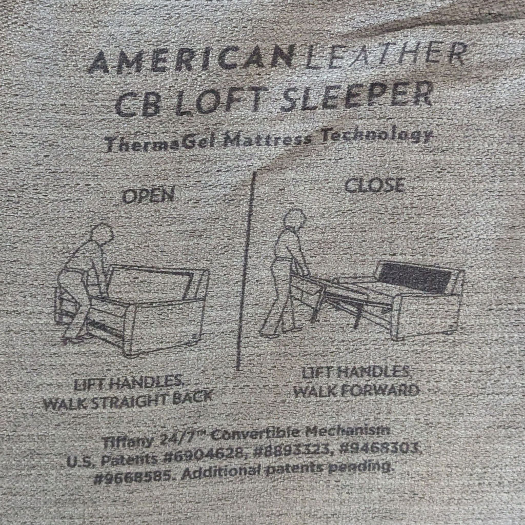 Crate & Barrel Fuller Sectional Sleeper Sofa in Tahoe Storm