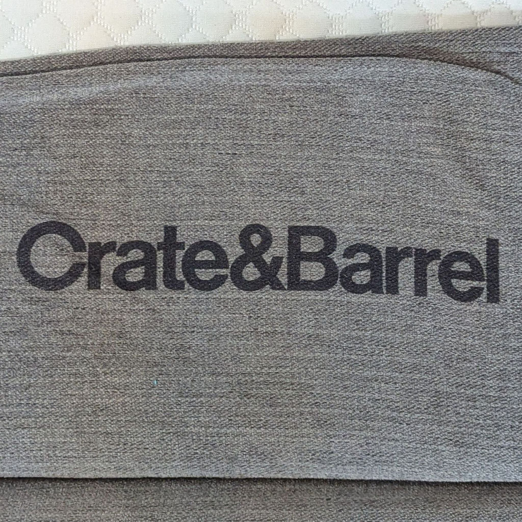 Crate & Barrel Fuller Sectional Sleeper Sofa in Tahoe Storm