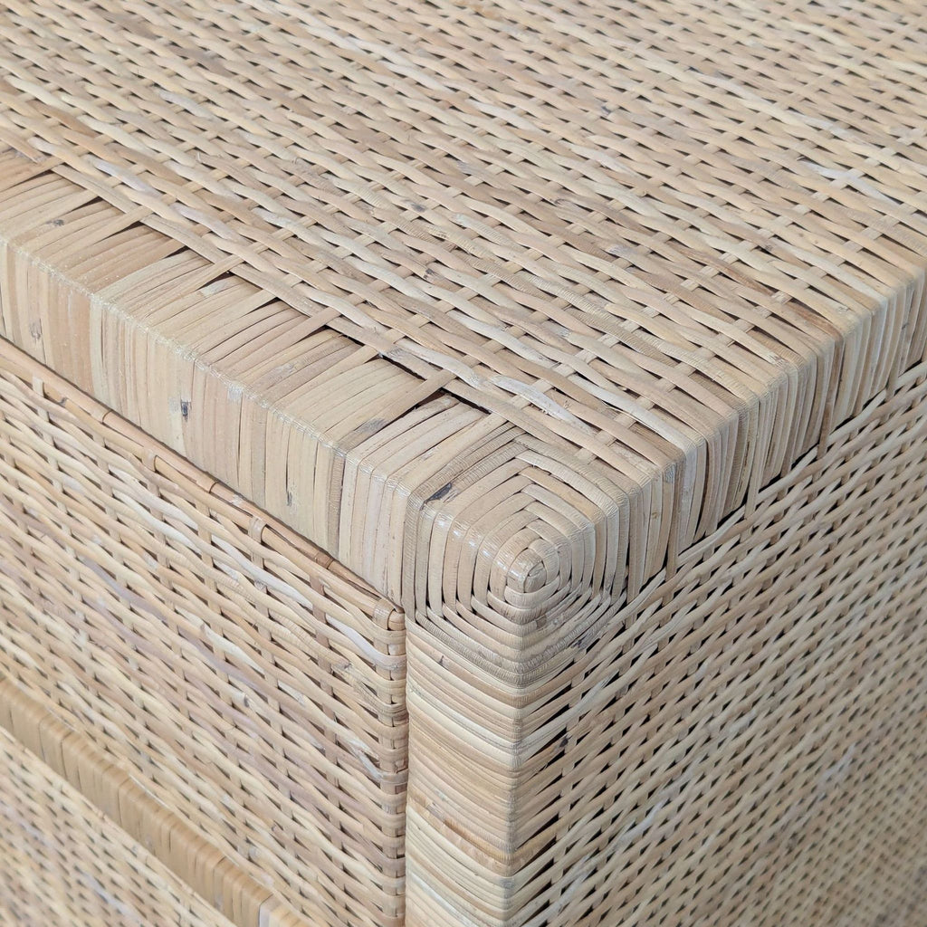 Pottery Barn Cala Rattan 6-Drawer Dresser