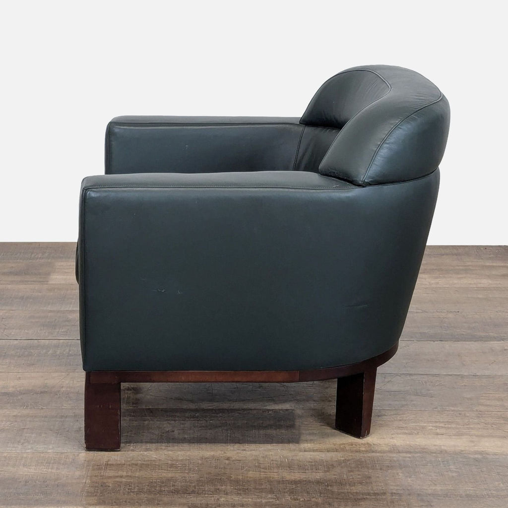 Bernhardt Transitional Leather Club Chair