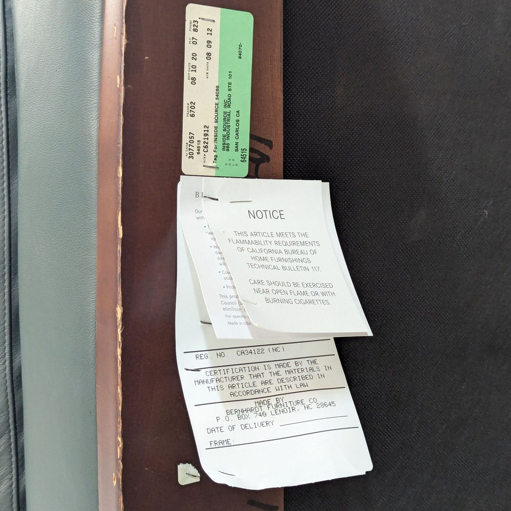 Bernhardt Transitional Leather Club Chair