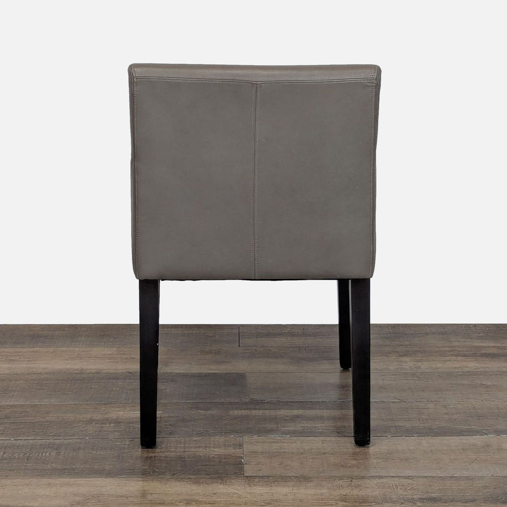 Set of Six West Elm Leather Dining Chairs