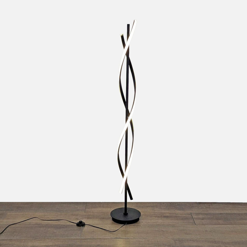 Modern Spiral LED Floor Lamp