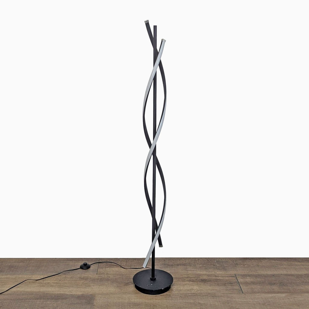 Modern Spiral LED Floor Lamp