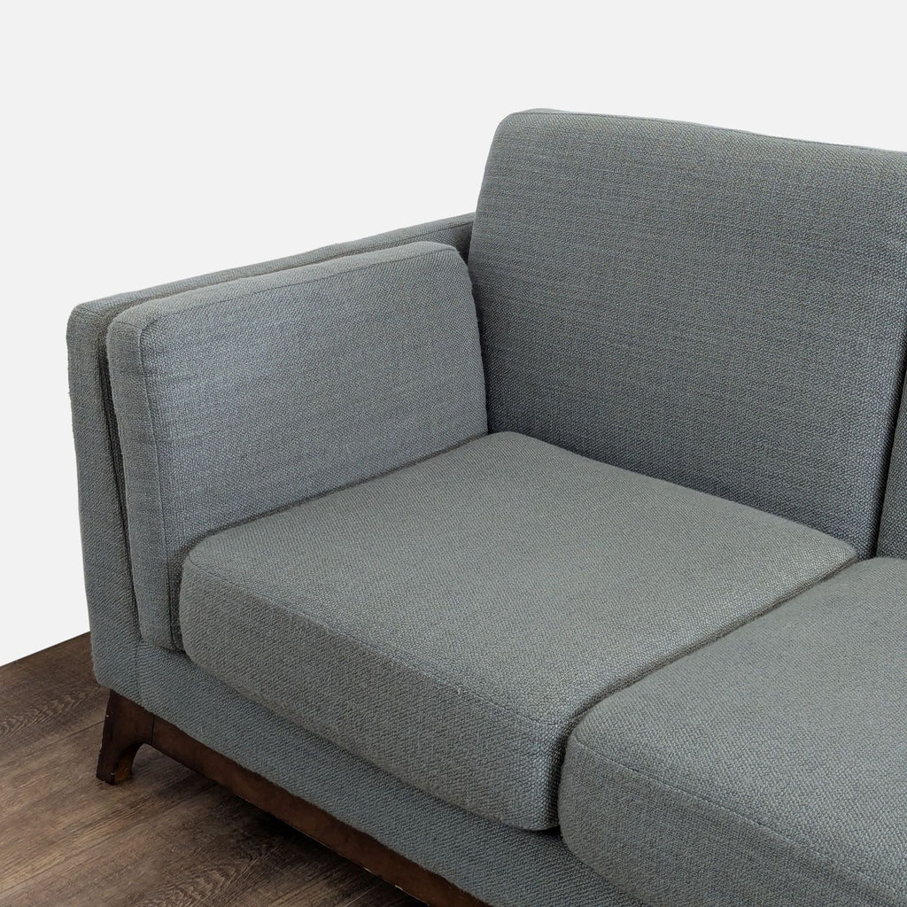 Article Ceni Modern 3-Seat Sofa with Wooden Base