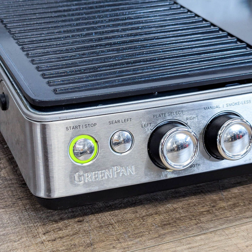 GreenPan Indoor Electric Grill & Griddle Combo with Digital Controls