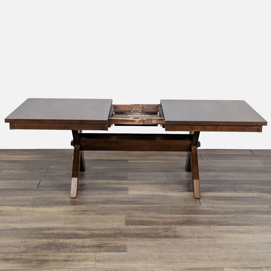 Roundhill Furniture 6-Piece Wooden Dining Set with Cushioned Chairs And Bench