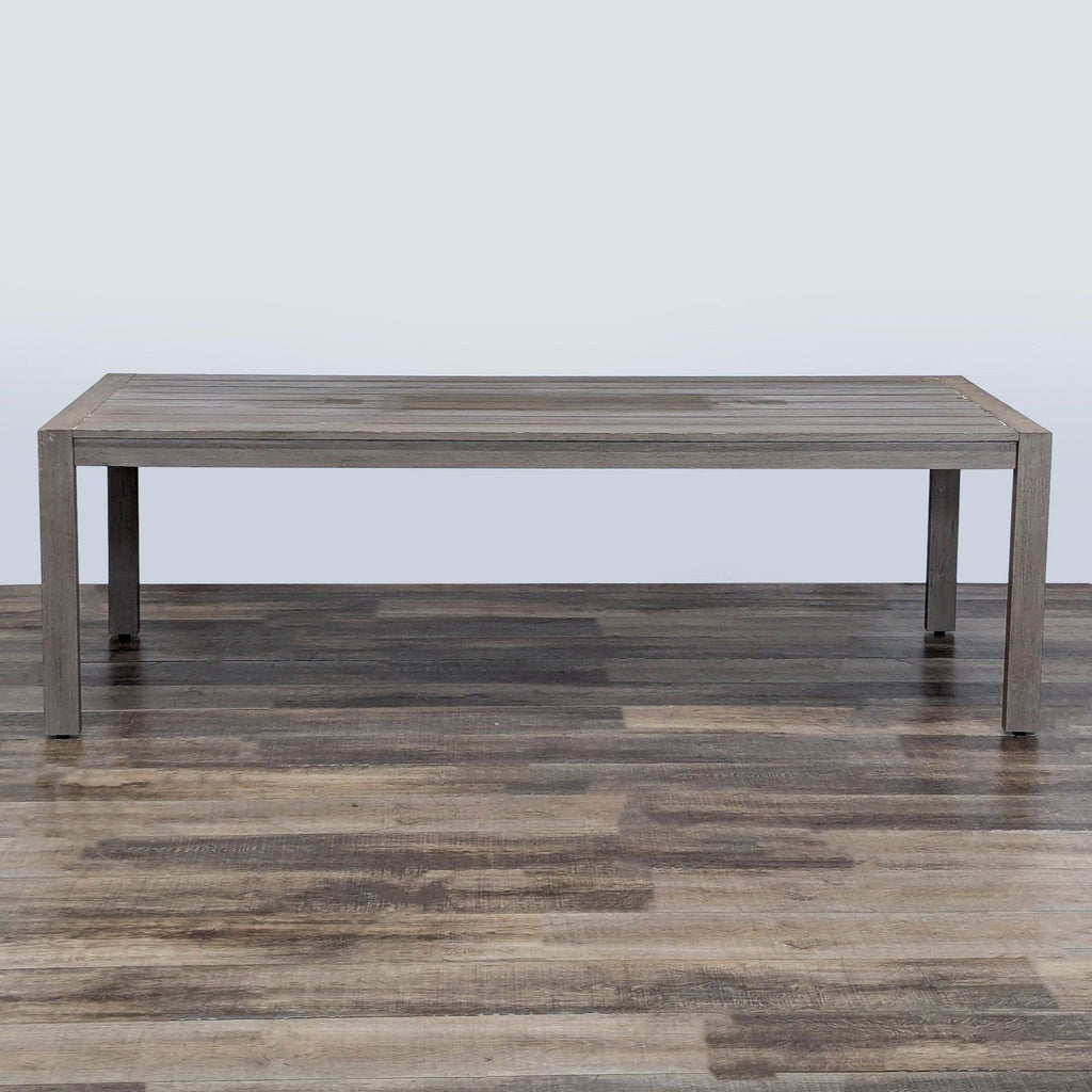 Restoration Hardware Aegean Teak Rectangular Outdoor Dining Table