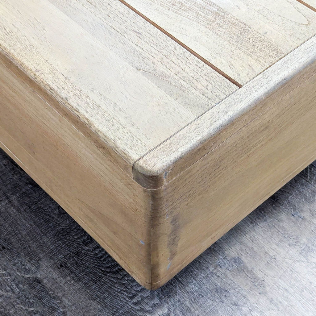 Restoration Hardware Aegean Natural Teak Outdoor Coffee Table