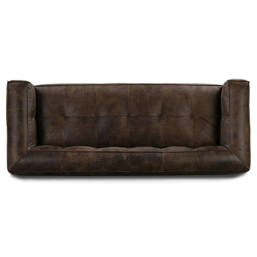 Poly & Bark Capa Modern Leather Sofa