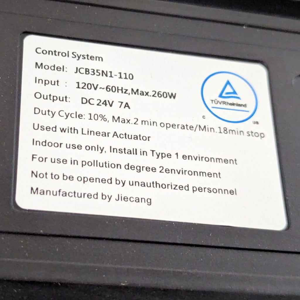 Tüv Rheinland Adjustable Height Standing Desk