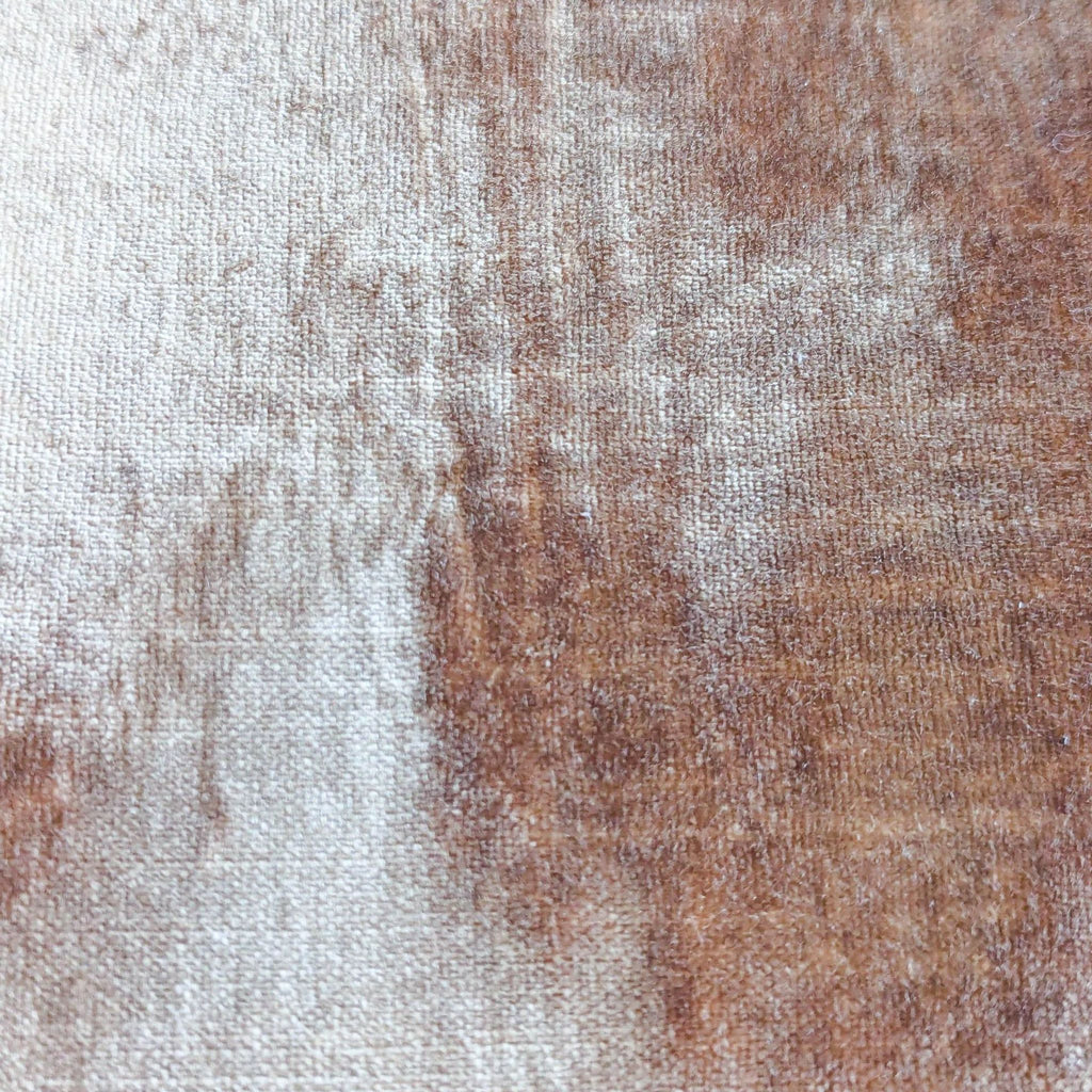 Executive Seating Corp. Gold Velvet Corner Sofa with Decorative Pillow