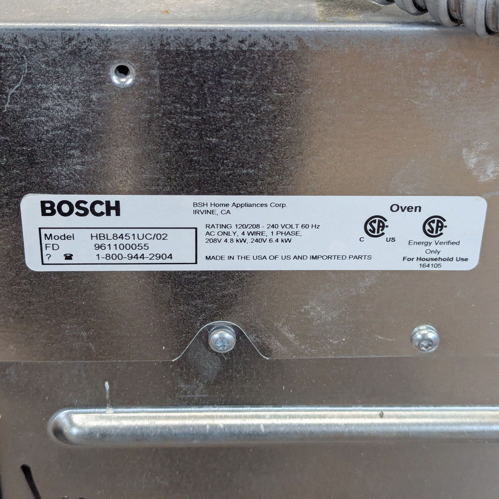 Bosch Built-In Electric Wall Oven - Stainless Steel