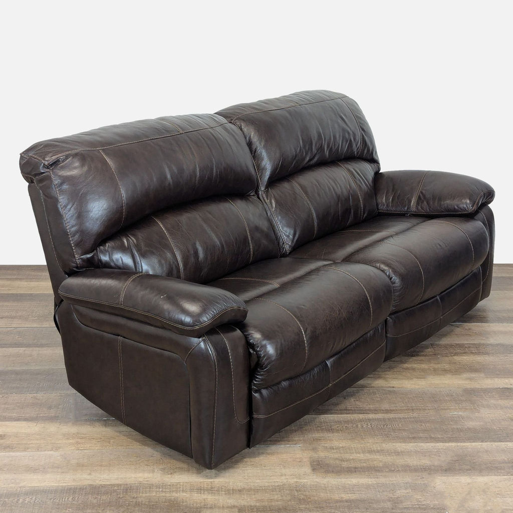 Ashley Furniture Damacio Leather Reclining Loveseat