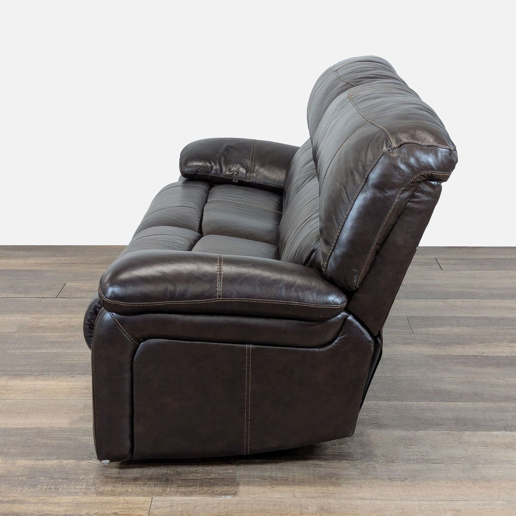 Ashley Furniture Damacio Leather Reclining Loveseat