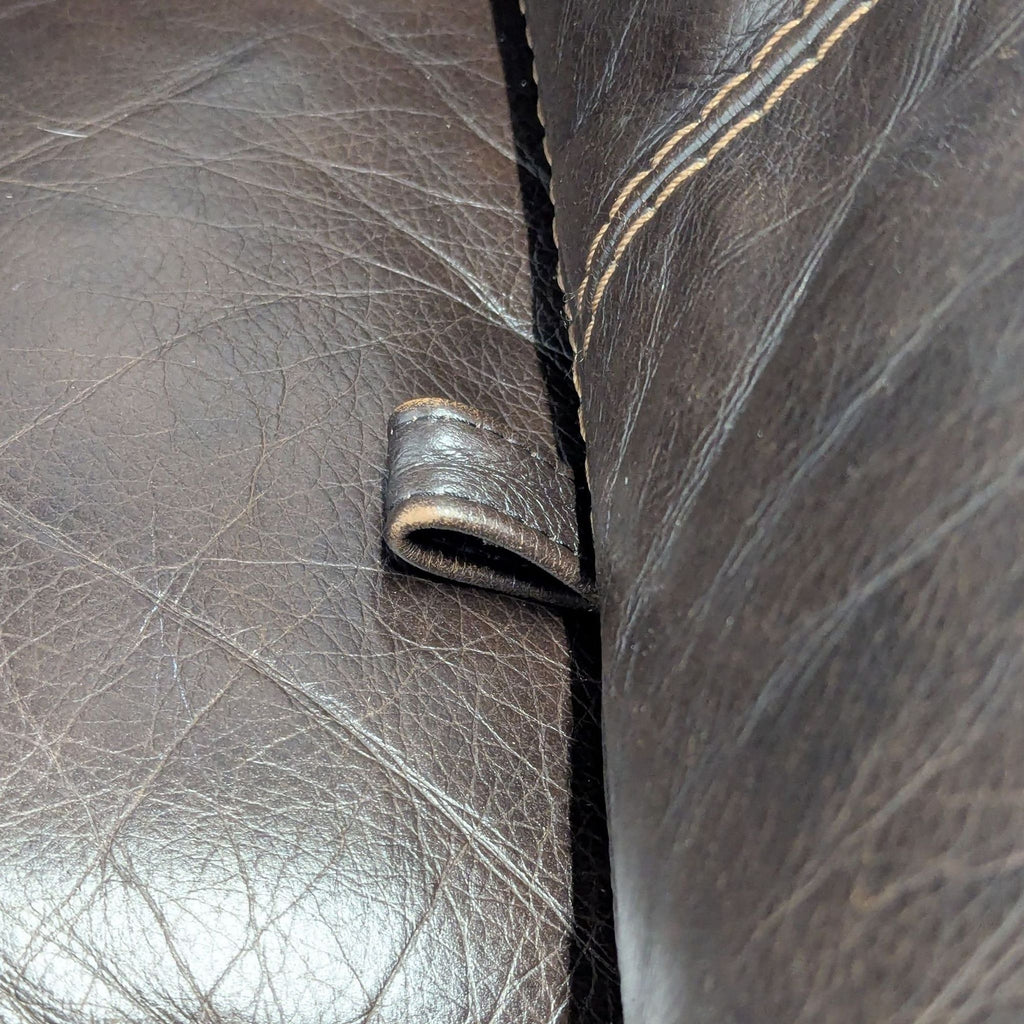 Ashley Furniture Damacio Leather Reclining Loveseat