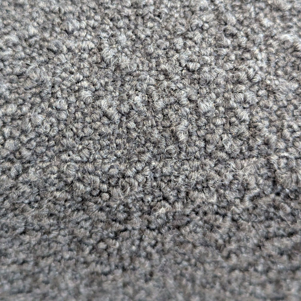 CB2 Stature Black Boucle Bench