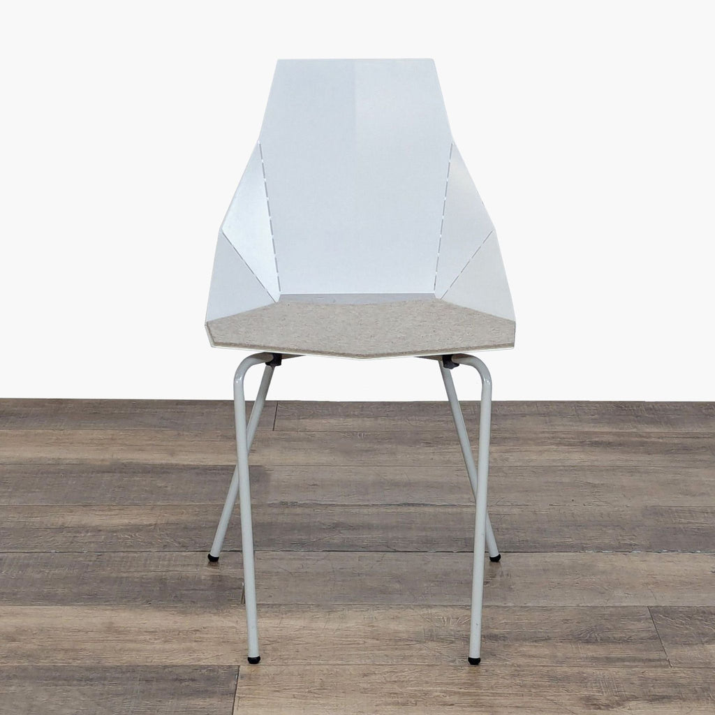 Set of Four Blu Dot Real Good Chairs with Seat Pads