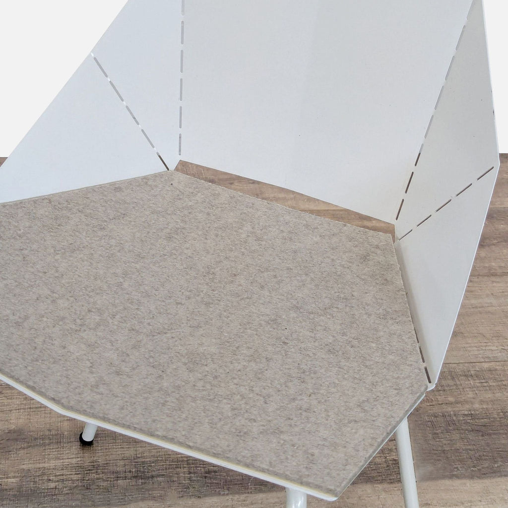 Set of Four Blu Dot Real Good Chairs with Seat Pads