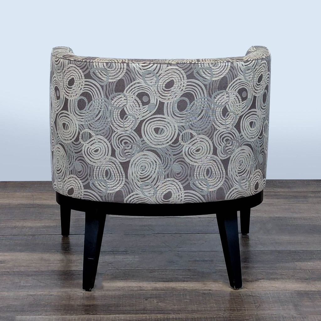 Crate & Barrel Grayson Barrel Back Chairn