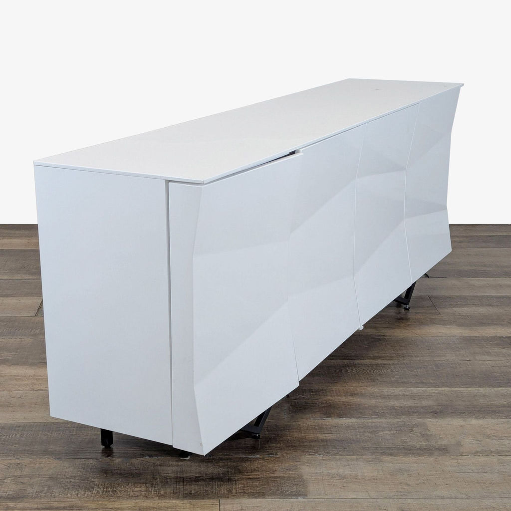 Modrest Ely White High Gloss Buffet