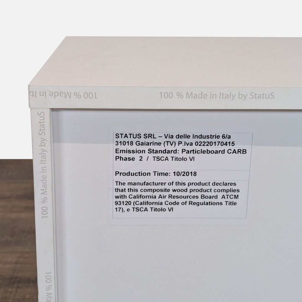 Status Two Drawer Nightstand