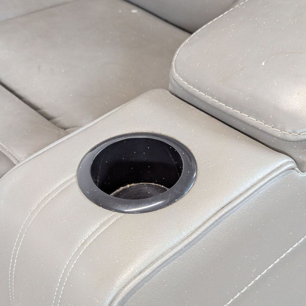 Signature Design by Ashley Backtrack Gray Power Reclining Sofa