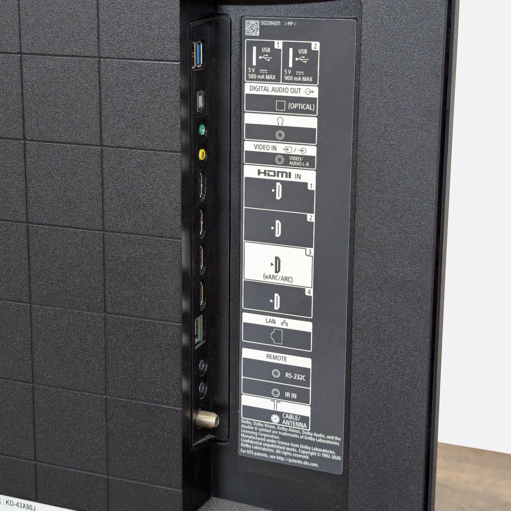 Sony KD-43X80J 43-inch 4K Ultra HD Smart TV