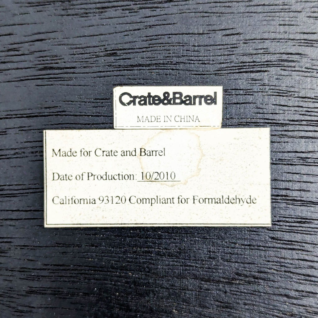 Crate & Barrel Madison Extendable Dining Table