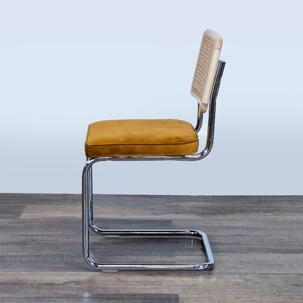 Chrome Dining Chair with Cushion