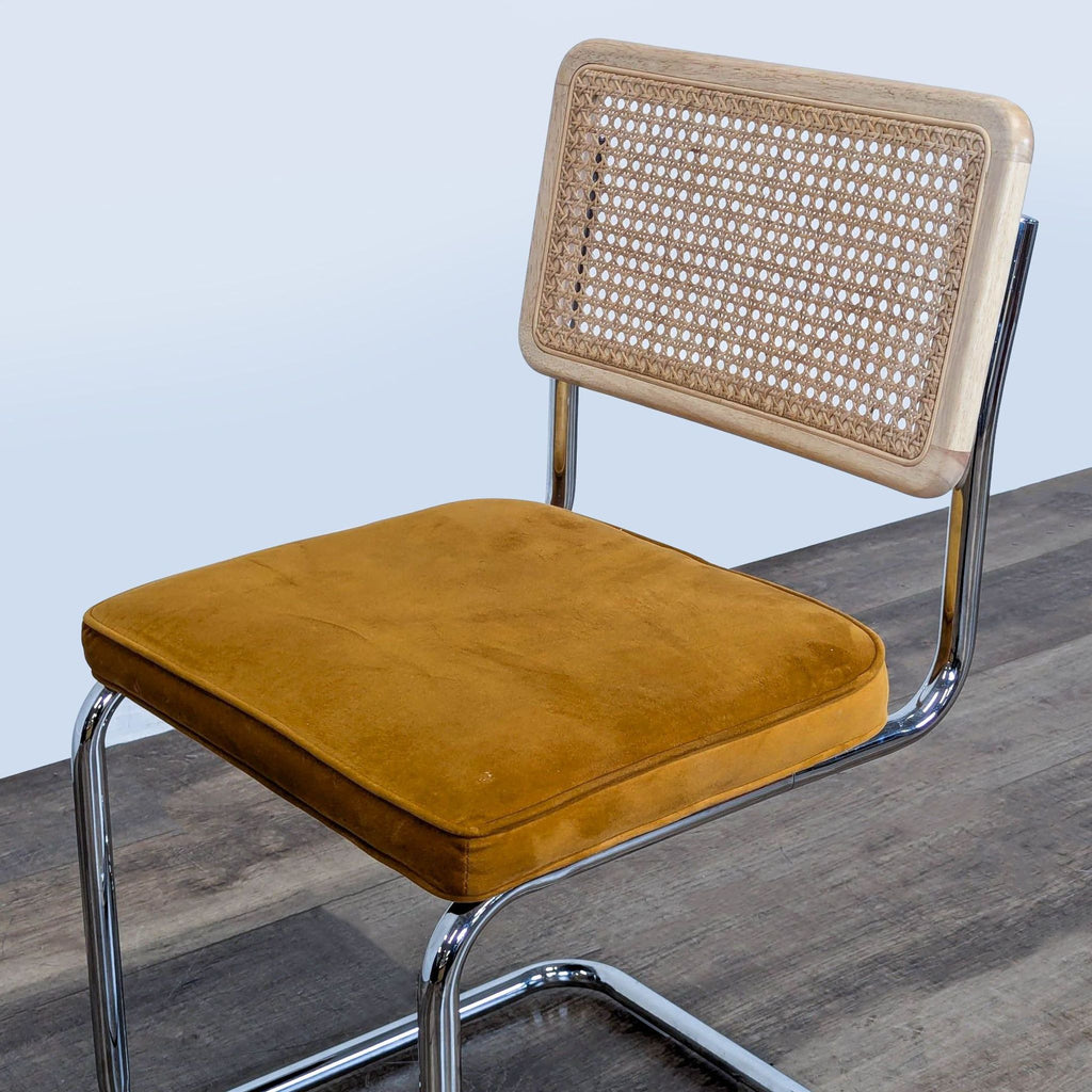 Chrome Dining Chair with Cushion