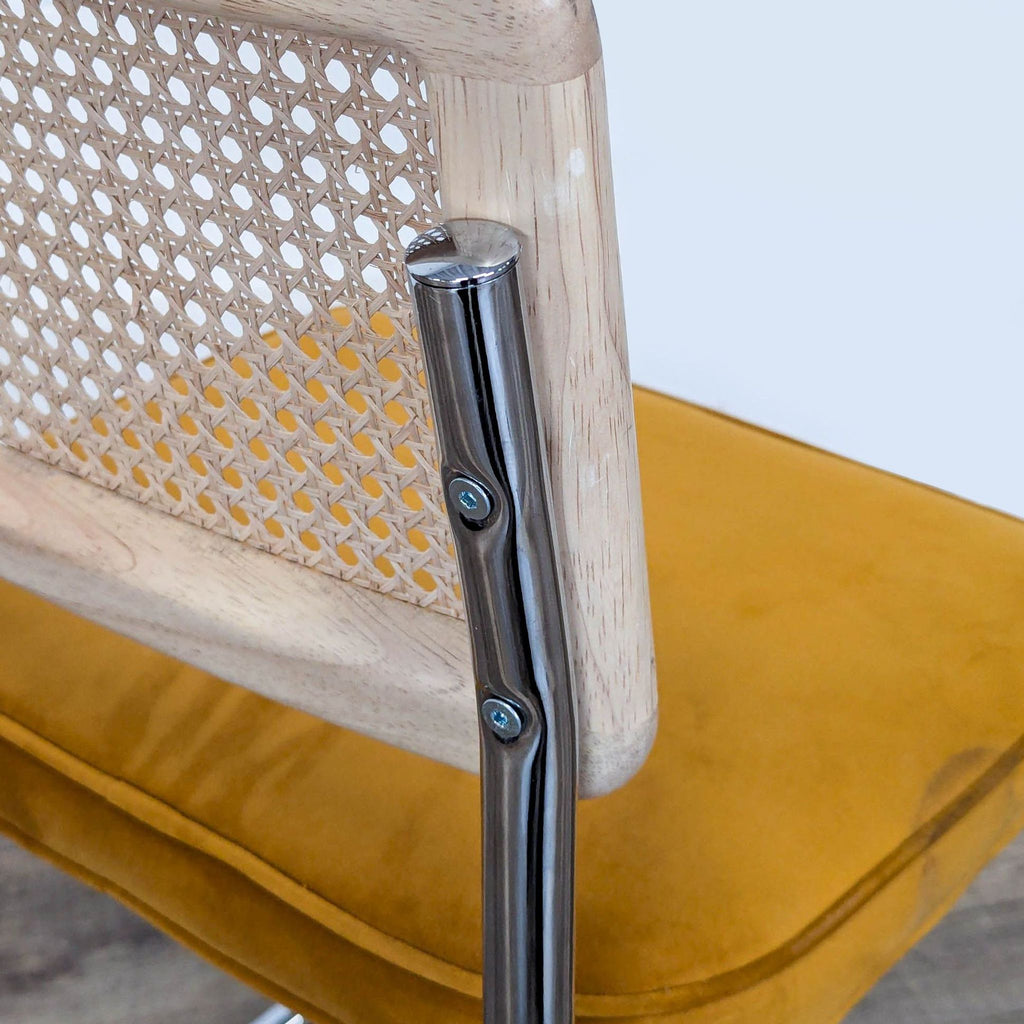 Chrome Dining Chair with Cushion