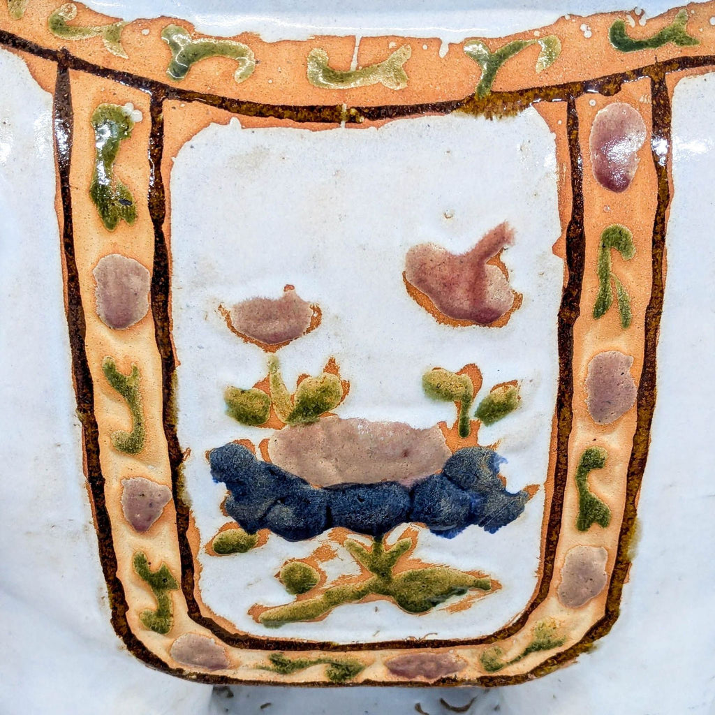 Mid-Century White Elephant Chinese Ceramic Garden Stool