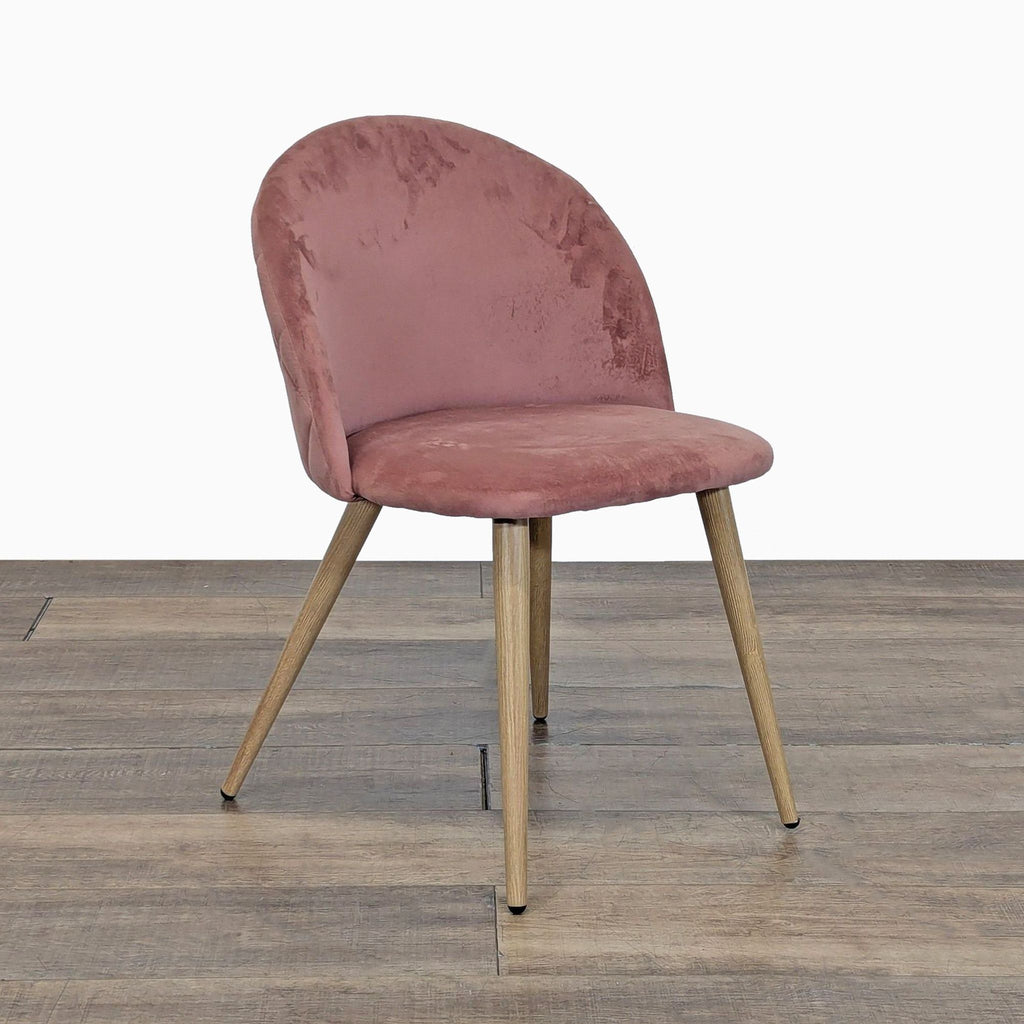 Set of George Oliver Eurania Tufted Velvet Side Chairs