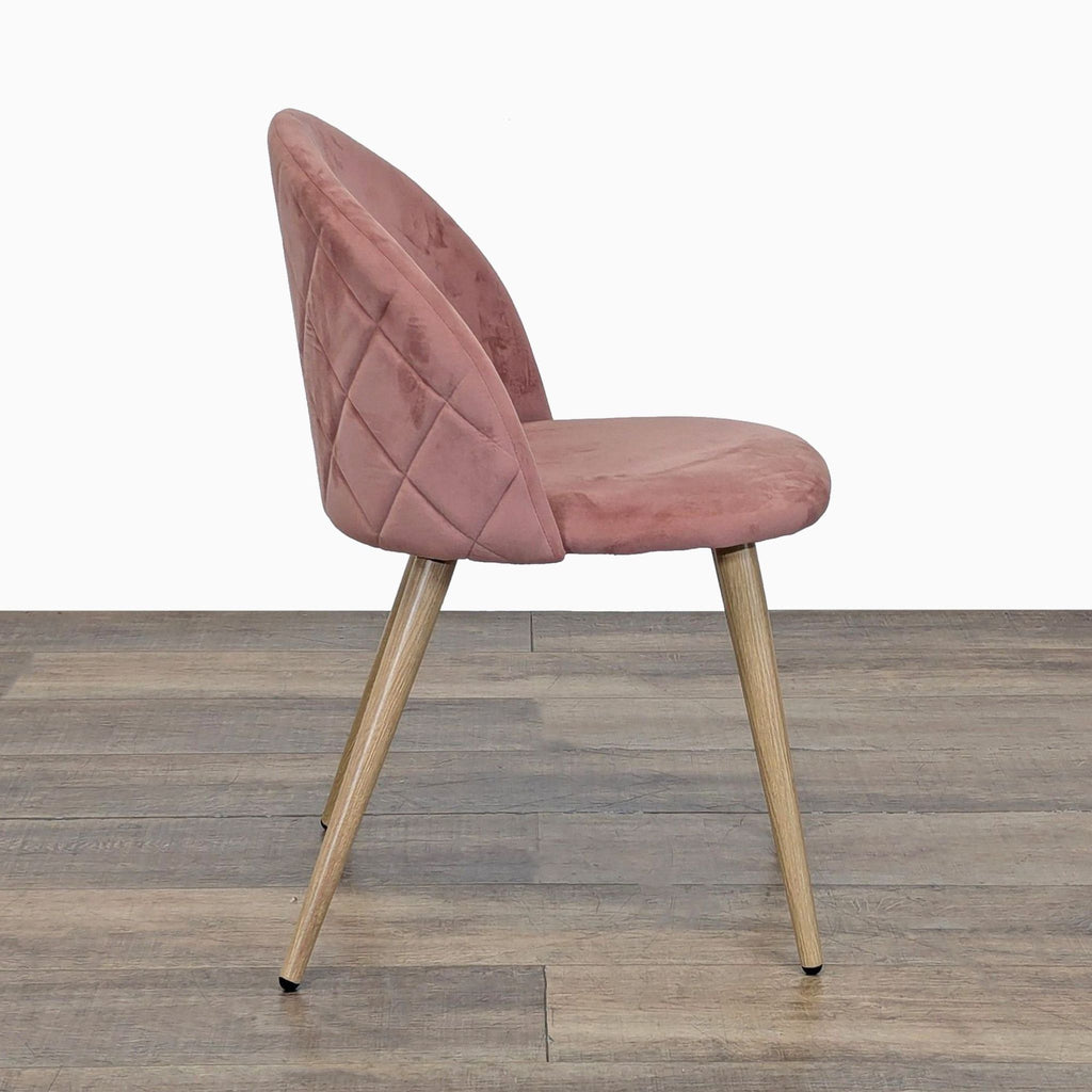 Set of George Oliver Eurania Tufted Velvet Side Chairs