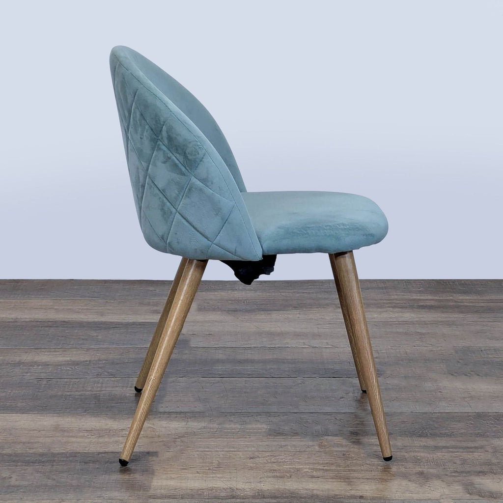 Set of George Oliver Eurania Tufted Velvet Side Chairs