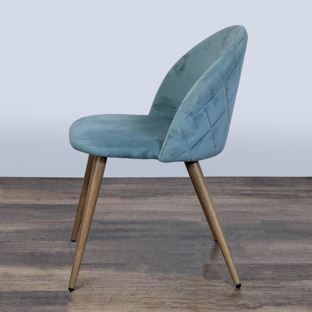 Set of George Oliver Eurania Tufted Velvet Side Chairs