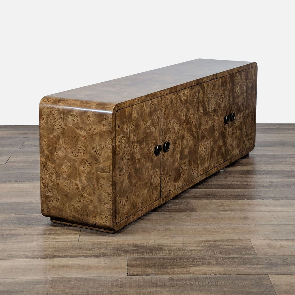 Belmont Burl 4-Door Media Console