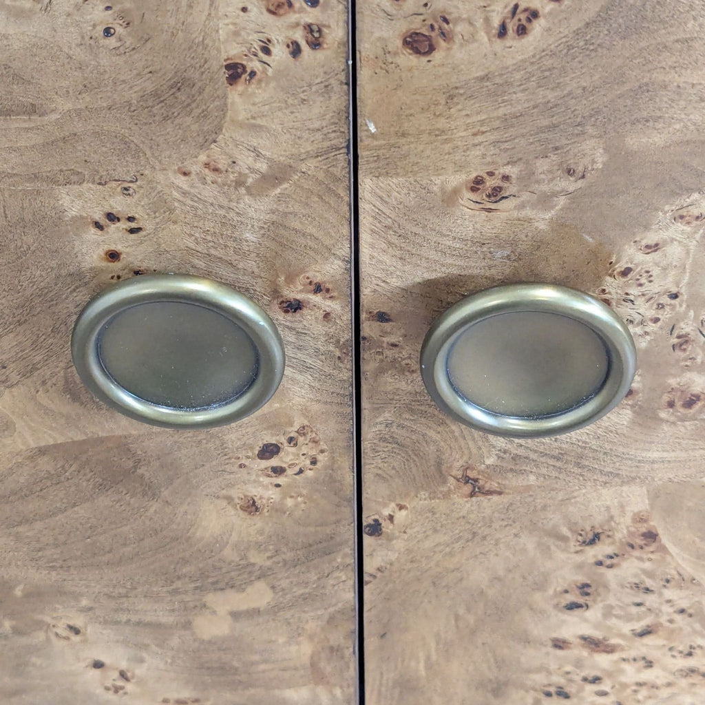 Belmont Burl 4-Door Media Console