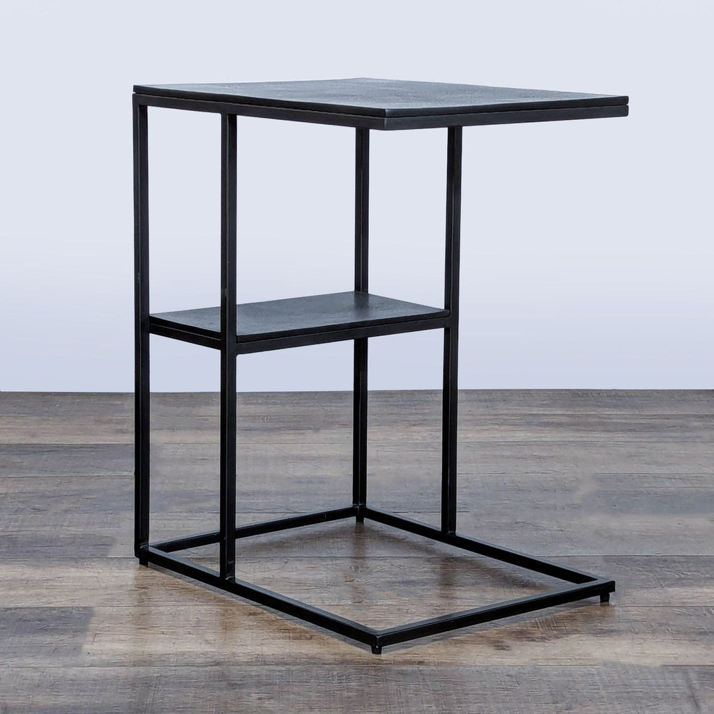 1. Modern side table handcrafted in aluminum with an oil-based bronze finish, by Williams-Sonoma/Pottery Barn.