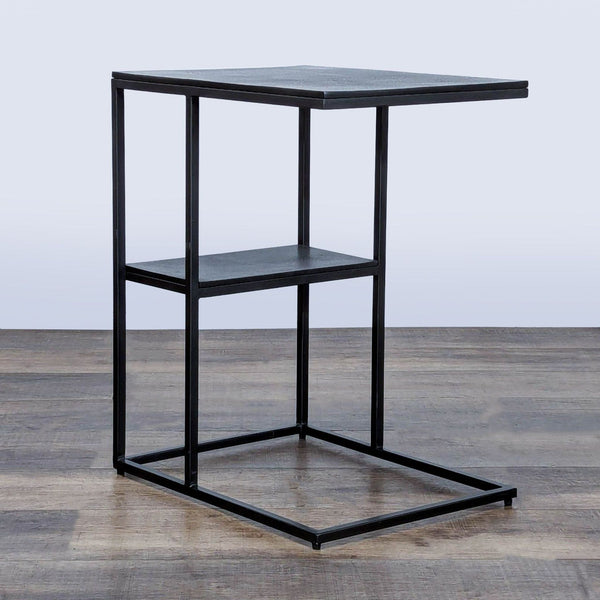 1. Modern side table handcrafted in aluminum with an oil-based bronze finish, by Williams-Sonoma/Pottery Barn.