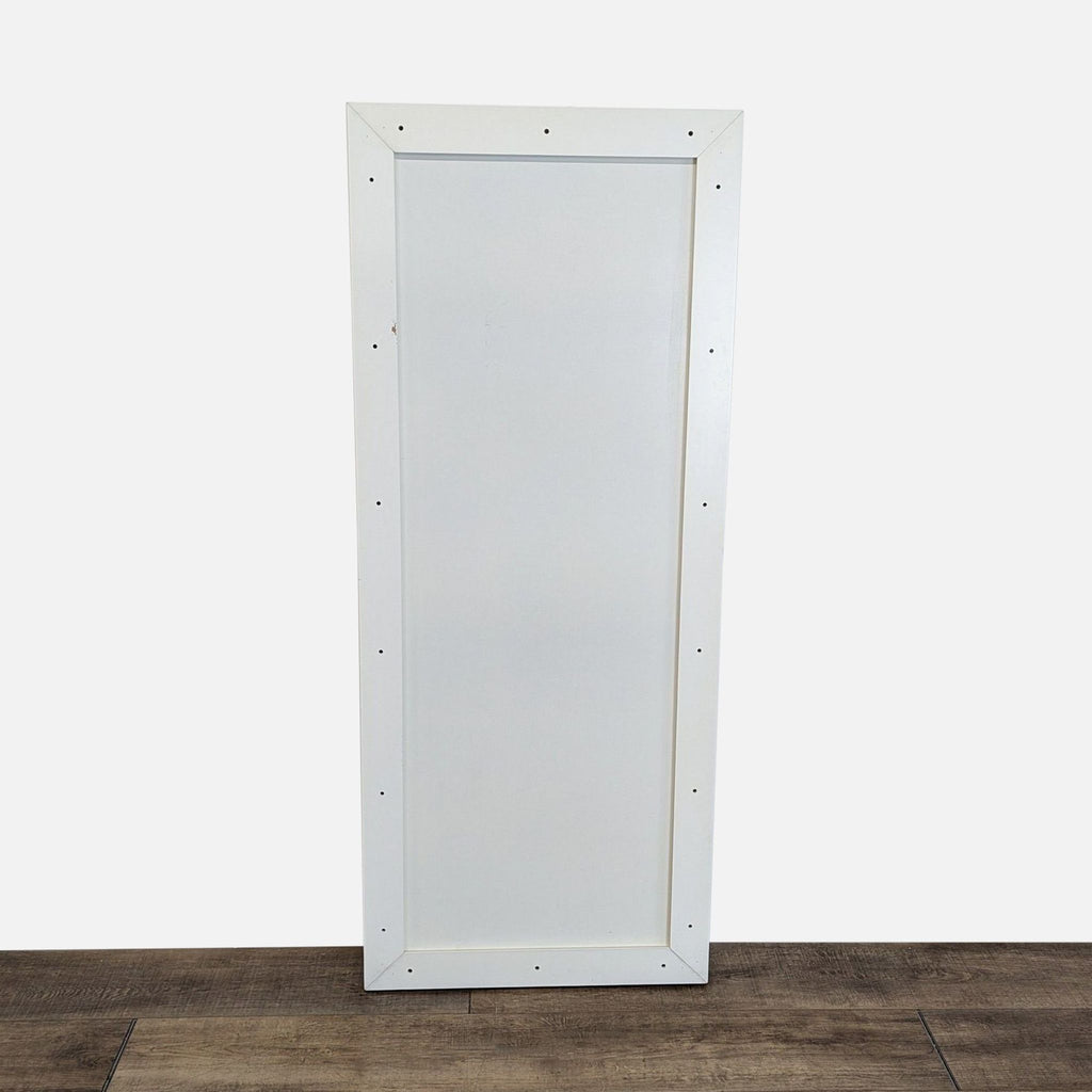 2. Back view of a Reperch rectangular mirror, showing a plain white panel and frame.