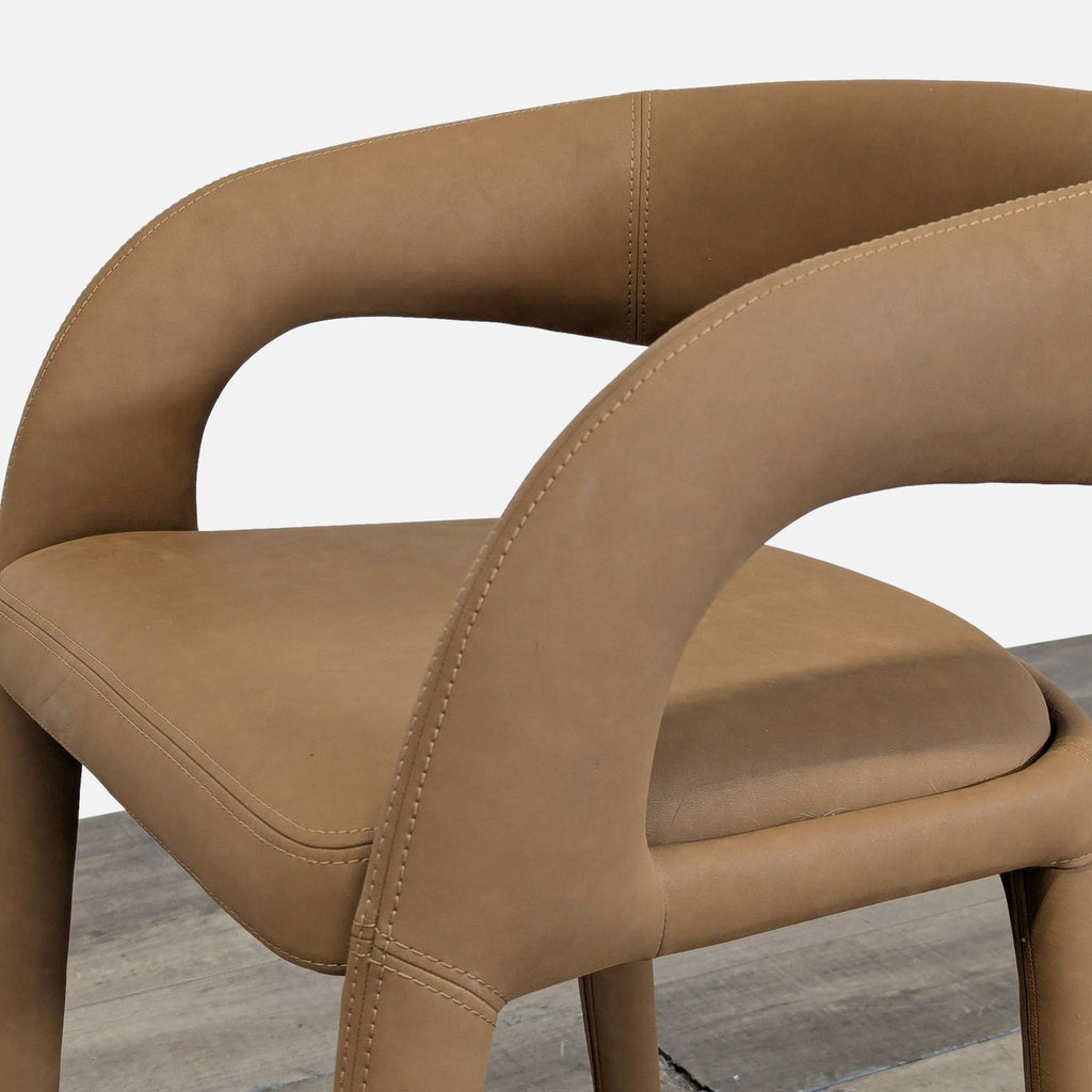 Restoration Hardware Nicola Open Barrelback Bar and Counter Stool