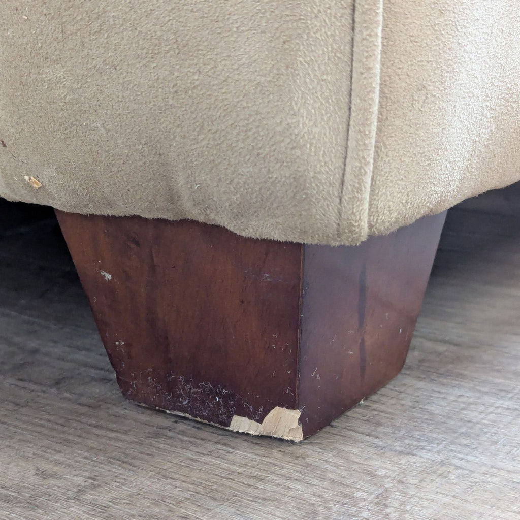 Tan Microfiber L-Shaped Sectional - Accepted Offer (28.57% discount)