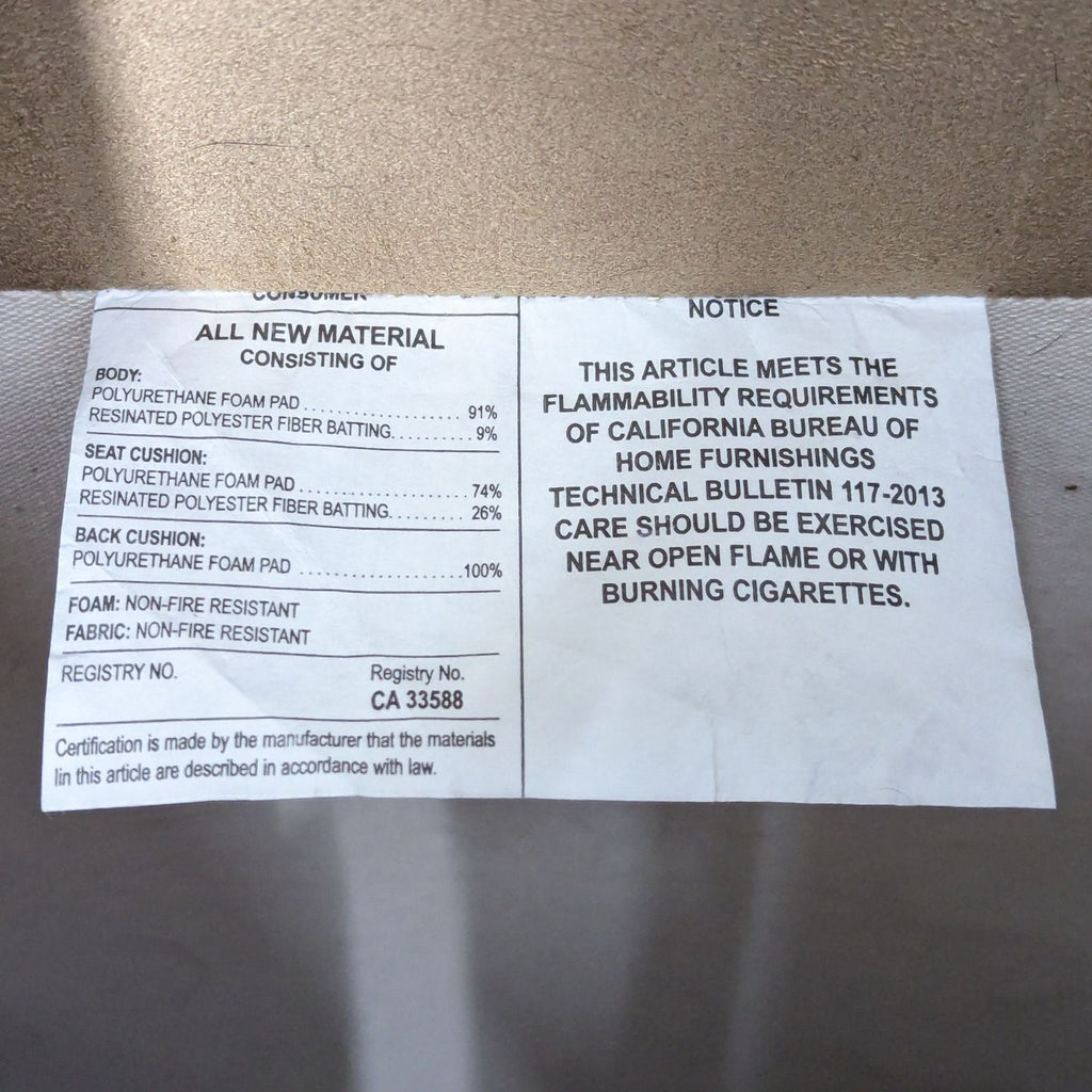 Tan Microfiber L-Shaped Sectional