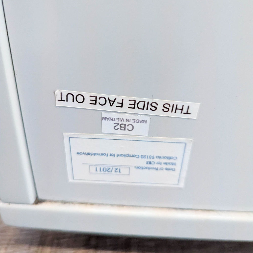 CB2 Latitude Low Modern 4-Drawer Dresser