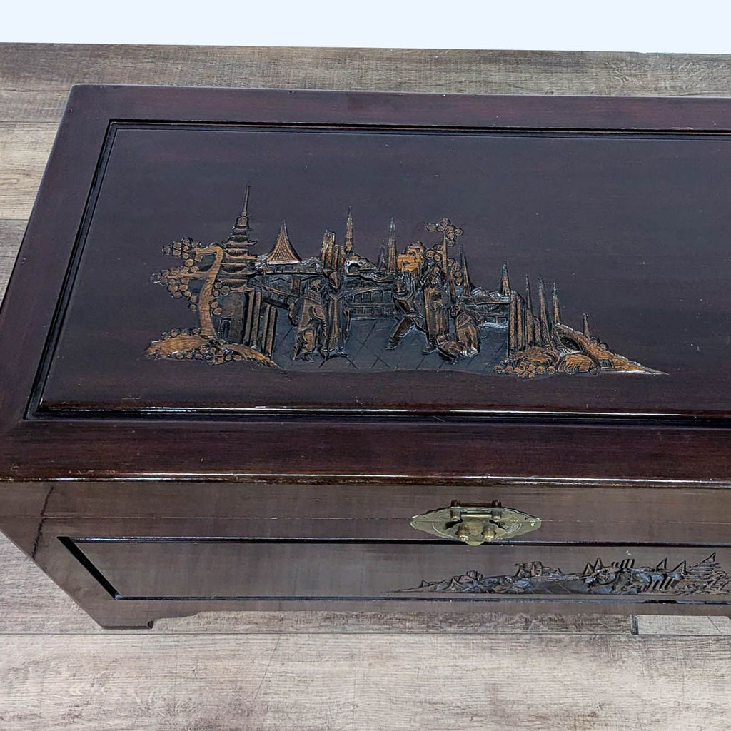 Vintage Chinese Carved Chest