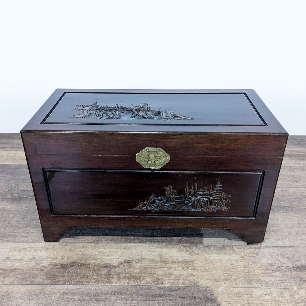 Vintage Chinese Carved Chest