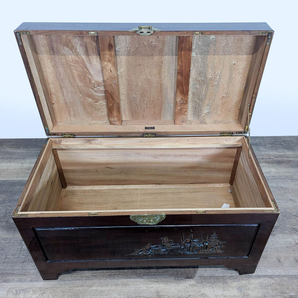 Vintage Chinese Carved Chest