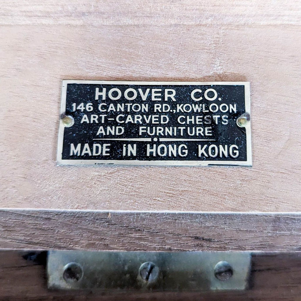 Vintage Chinese Carved Chest